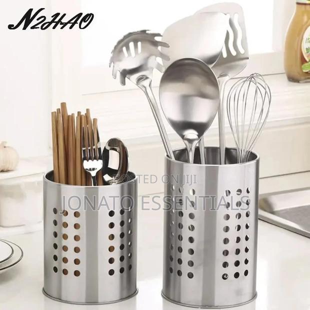 Stainless Steel Cutlery Holder - thumbnail 3
