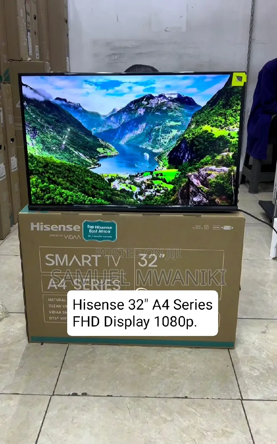 Hisense 32" A4 Smart Vidaa Operating System FHD Tv Frameless