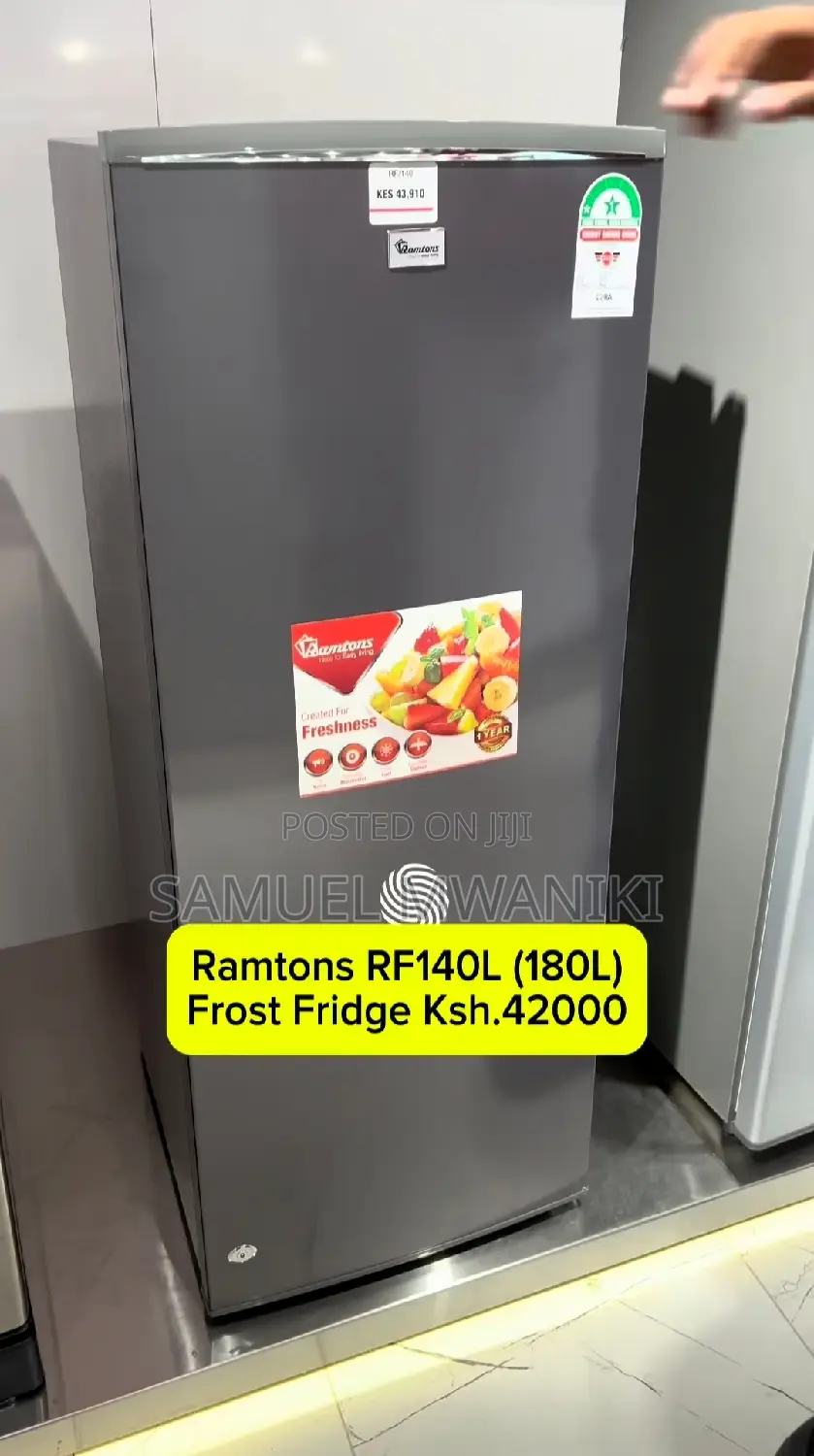 Ramtons 190 Litres Direct Cool Refrigerator Silver Rf/140