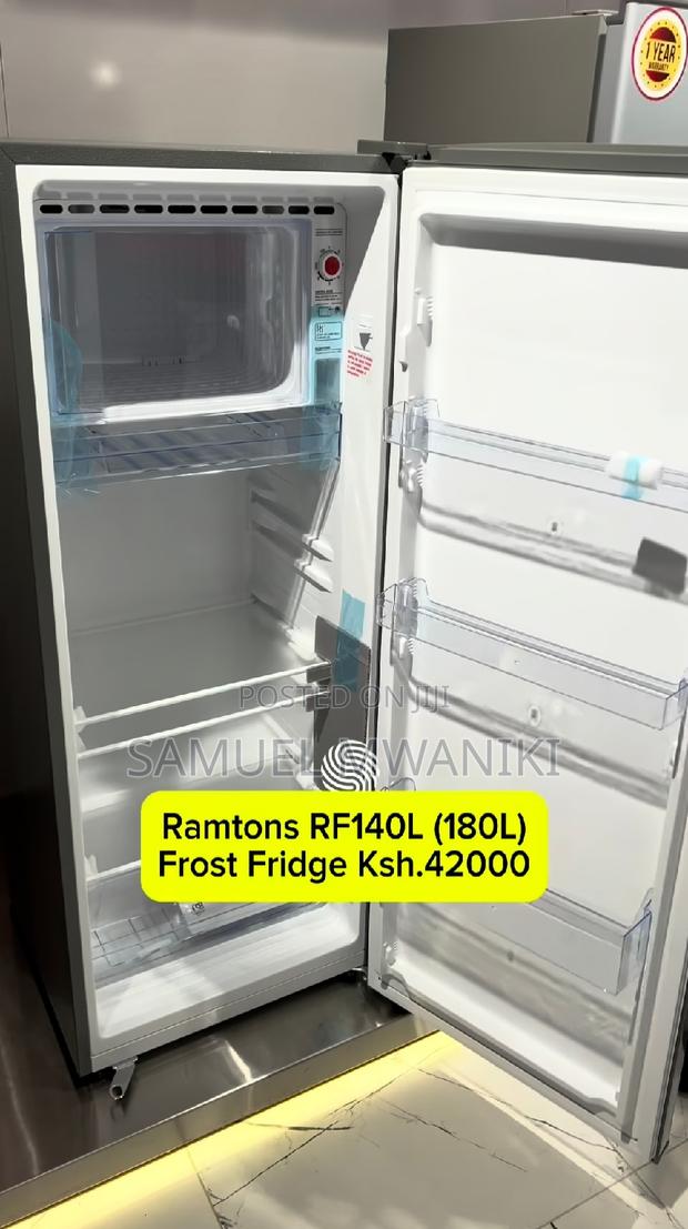 Ramtons 190 Litres Direct Cool Refrigerator Silver Rf/140 - thumbnail 2
