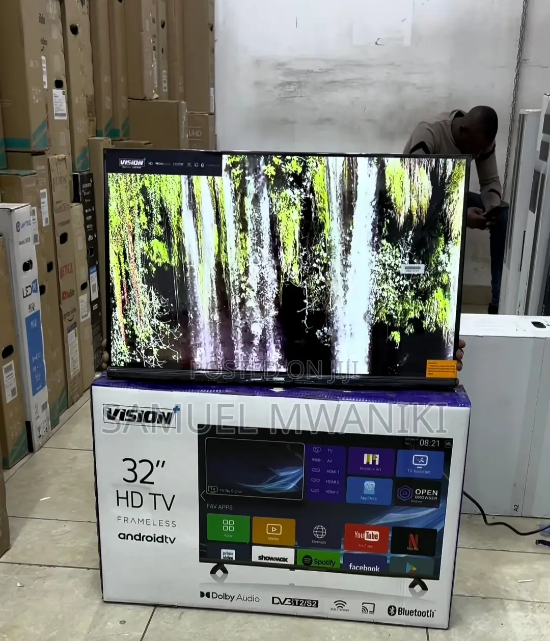 Vision Plus 32′′ Smart Android HDTV Bluetooth Netflixyoutube
