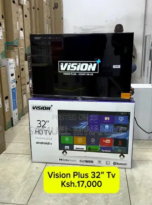 Vision Plus 32′′ Smart Android HDTV Bluetooth Netflixyoutube