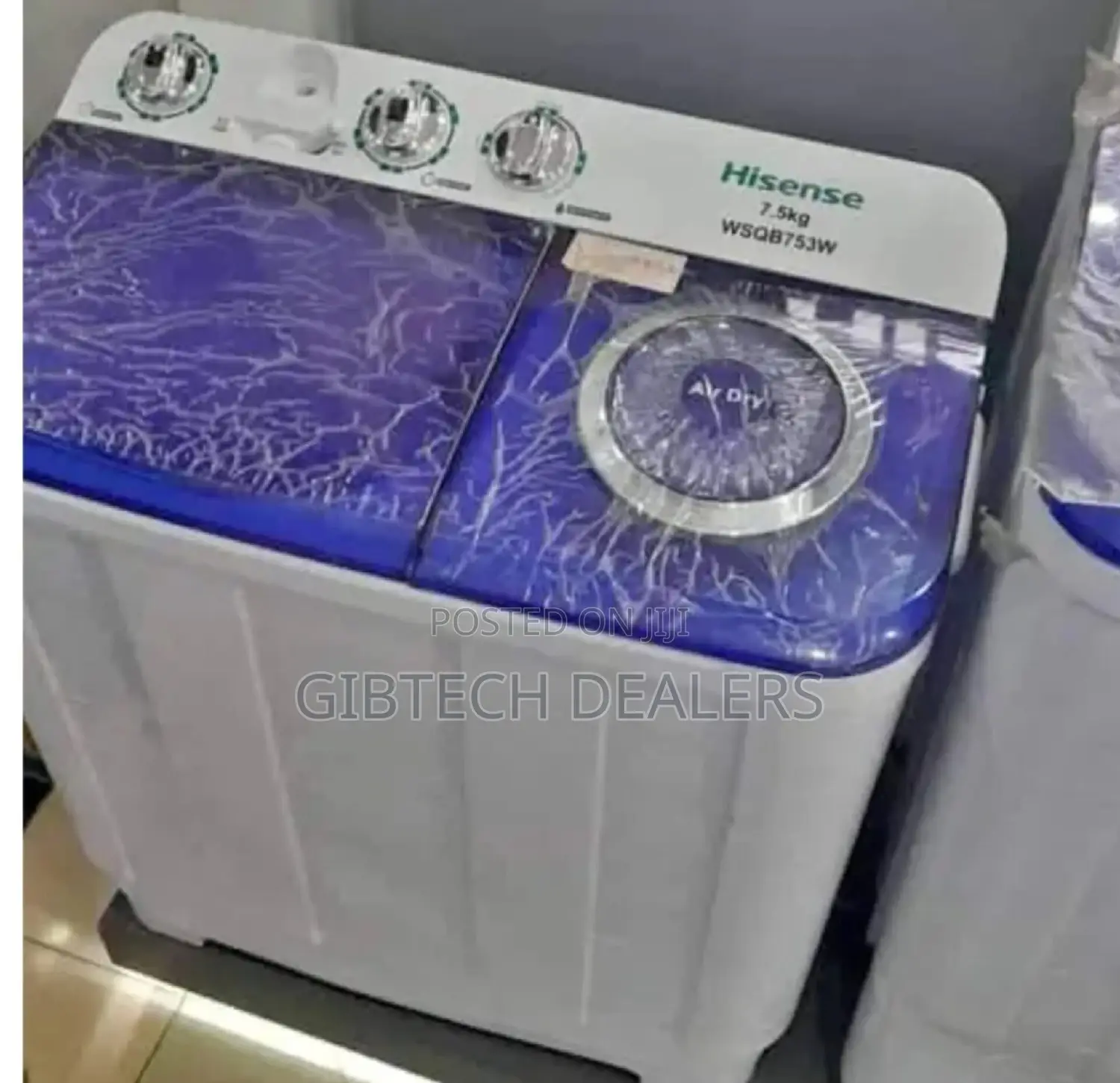 Quality 7.5kg Hisense Twin Tub Washing Machine Top Load