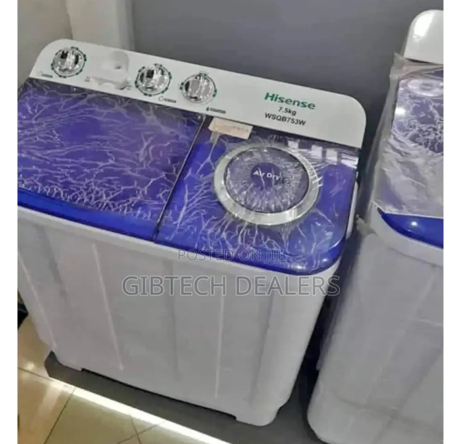 Affordable 7.5kg Hisense Twin Tub Washing Machine Top Load