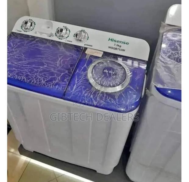 Affordable 7.5kg Hisense Twin Tub Washing Machine Top Load