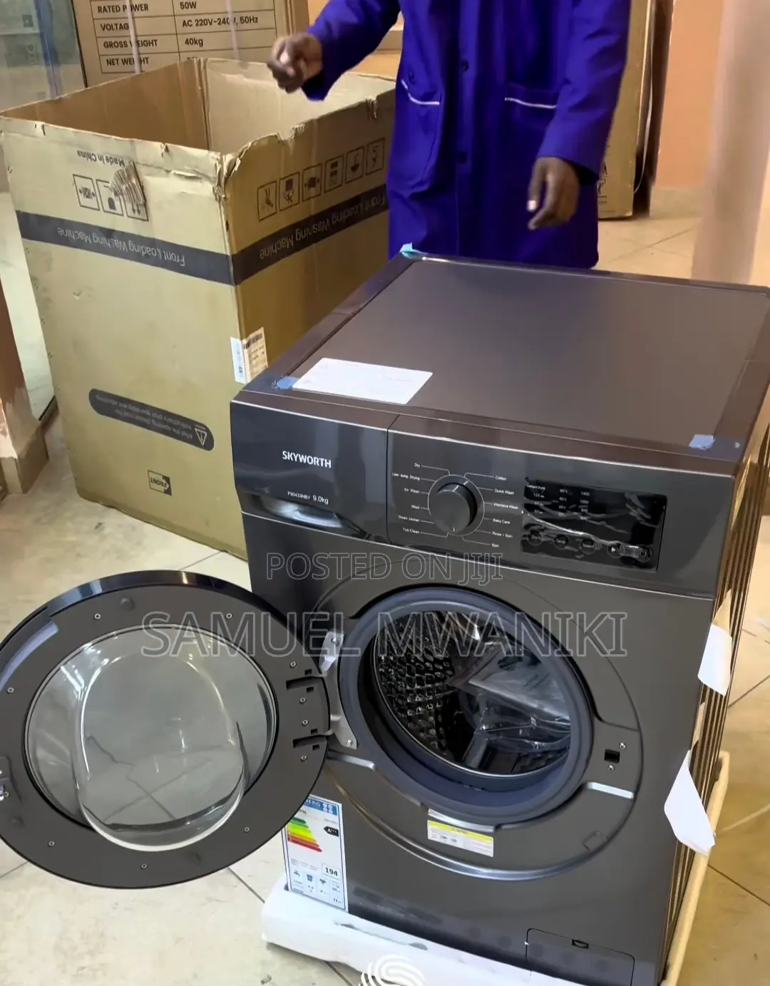 Skyworth Wash Dry 9kg/6kg Front Load Washing Machine