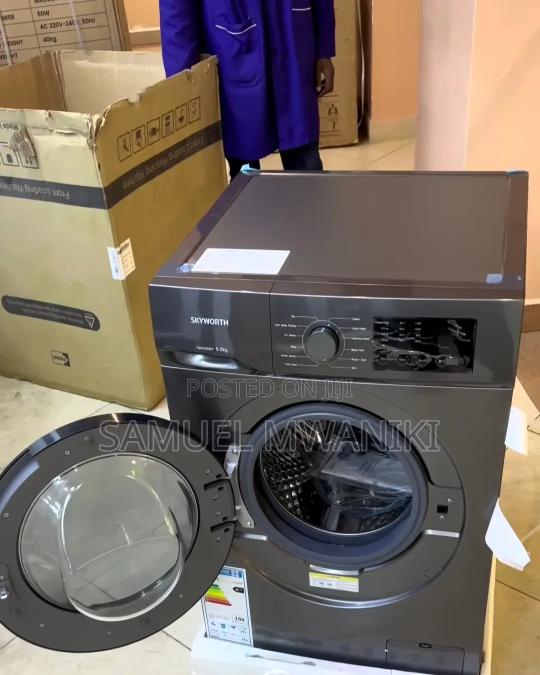 Skyworth Wash Dry 9kg/6kg Front Load Washing Machine