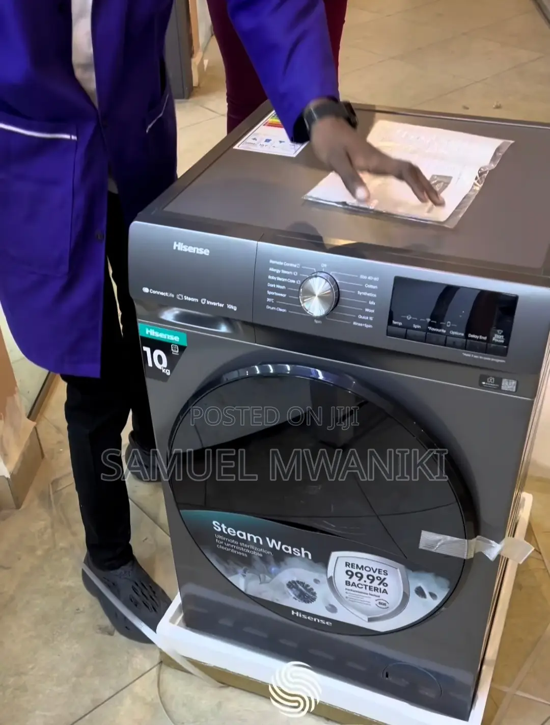 Hisense 10kgs Front Load Automatic Washing Machine