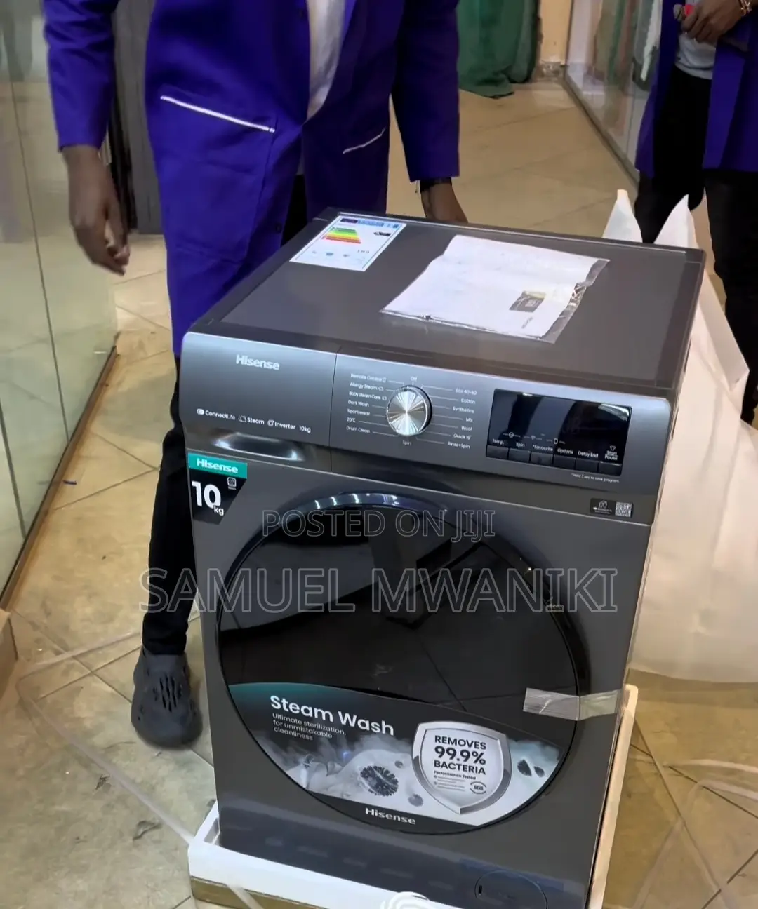 Hisense 10kgs Front Load Automatic Washing Machine