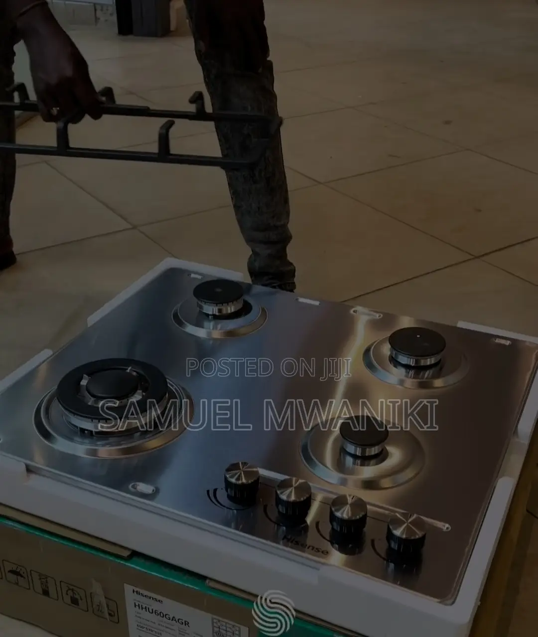 Hisense 60cm by 60cm Built in 4 Burner Gas Hob