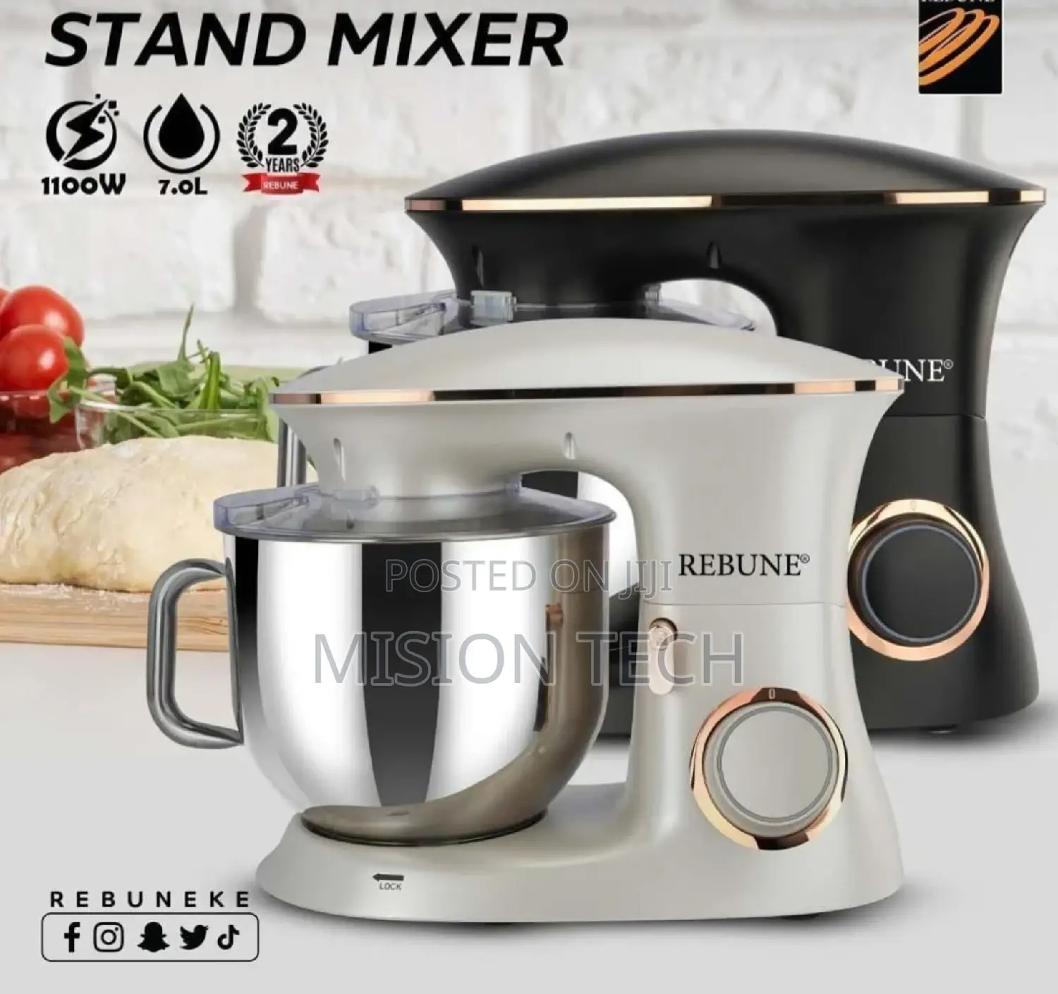 7L Rebune Stand Mixer7l Rebune Stand Mixer