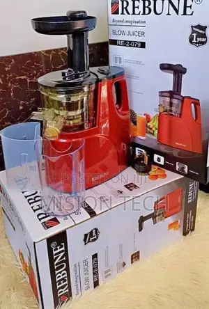Rebune Slow Juicer With 2 Outlet for Juice Pulp