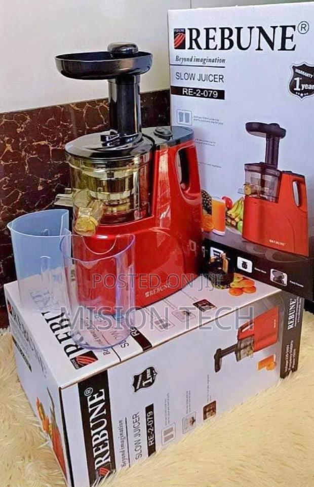 Rebune150w Slow Juicer ,DC Motor 2 Outlet for Juice Pulp