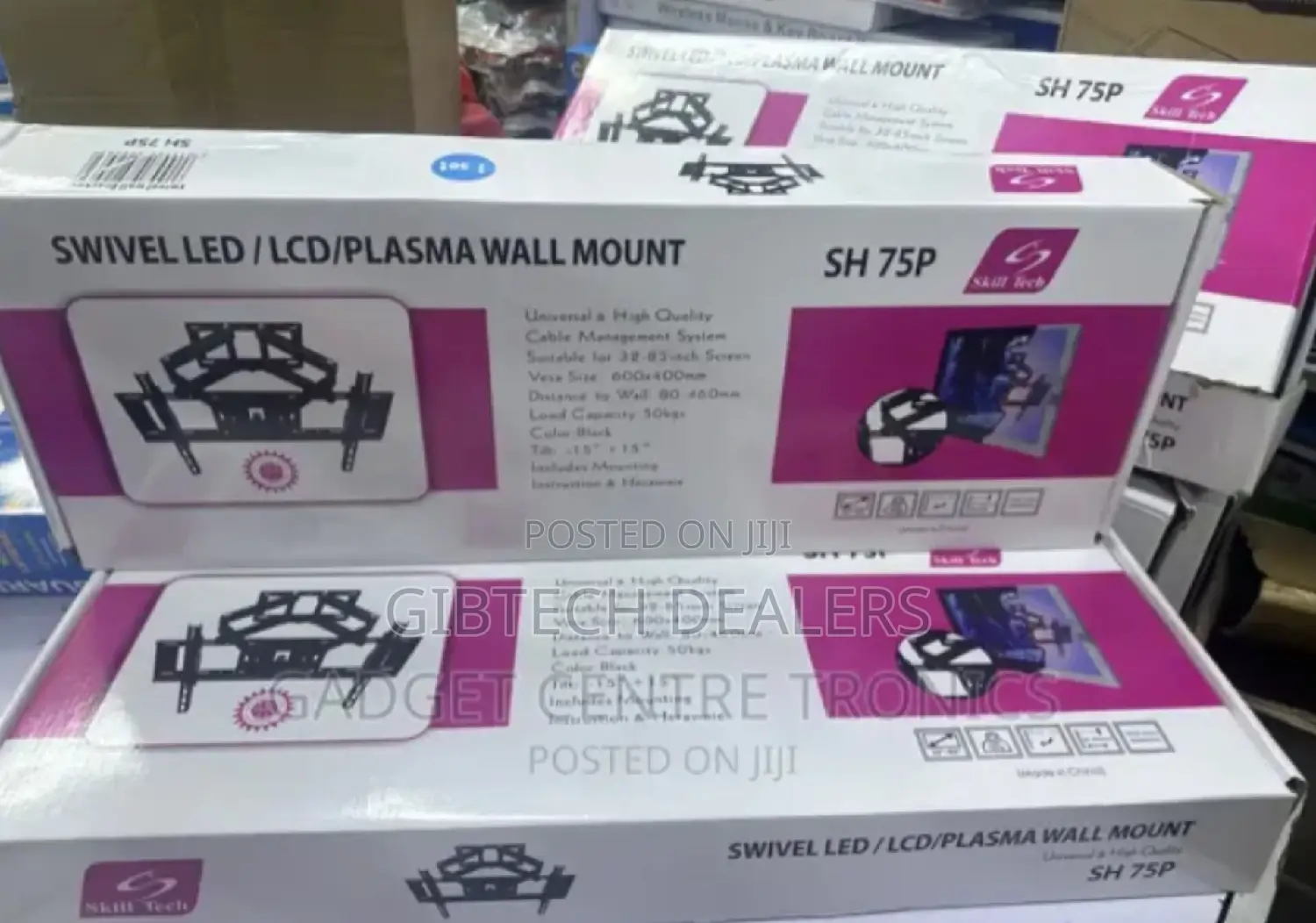 75p Swivel Tv Bracket, Double Arm Tv Mount 32-85" Available