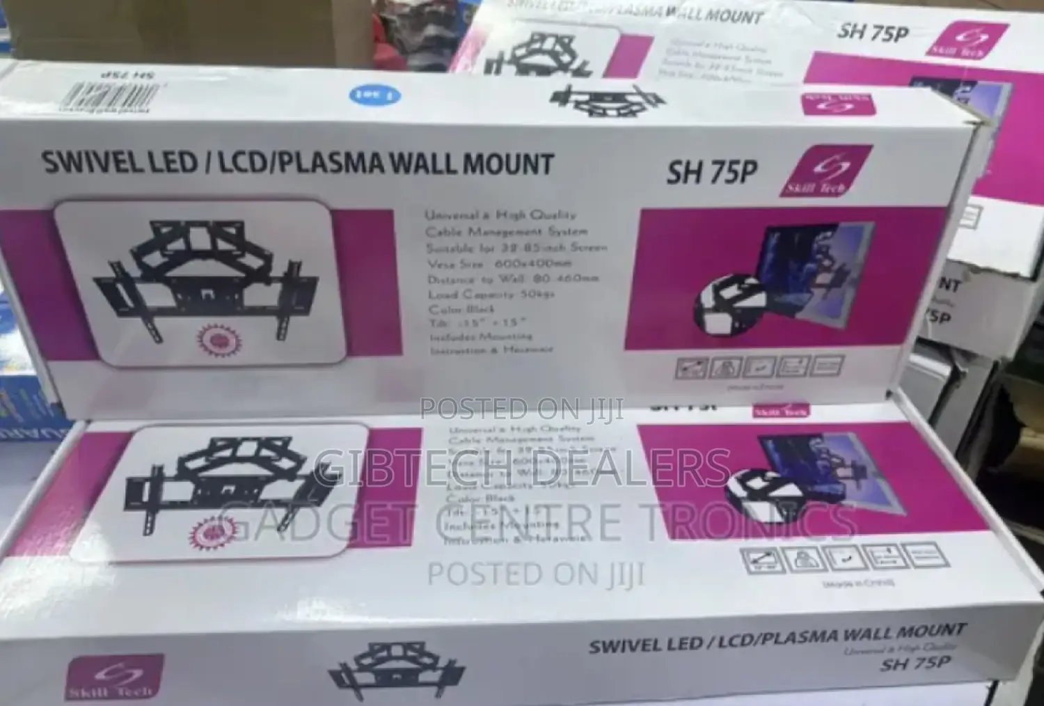 Best Quality Swivel Tv Bracket, Double Arm Tv Mount 32"-85"