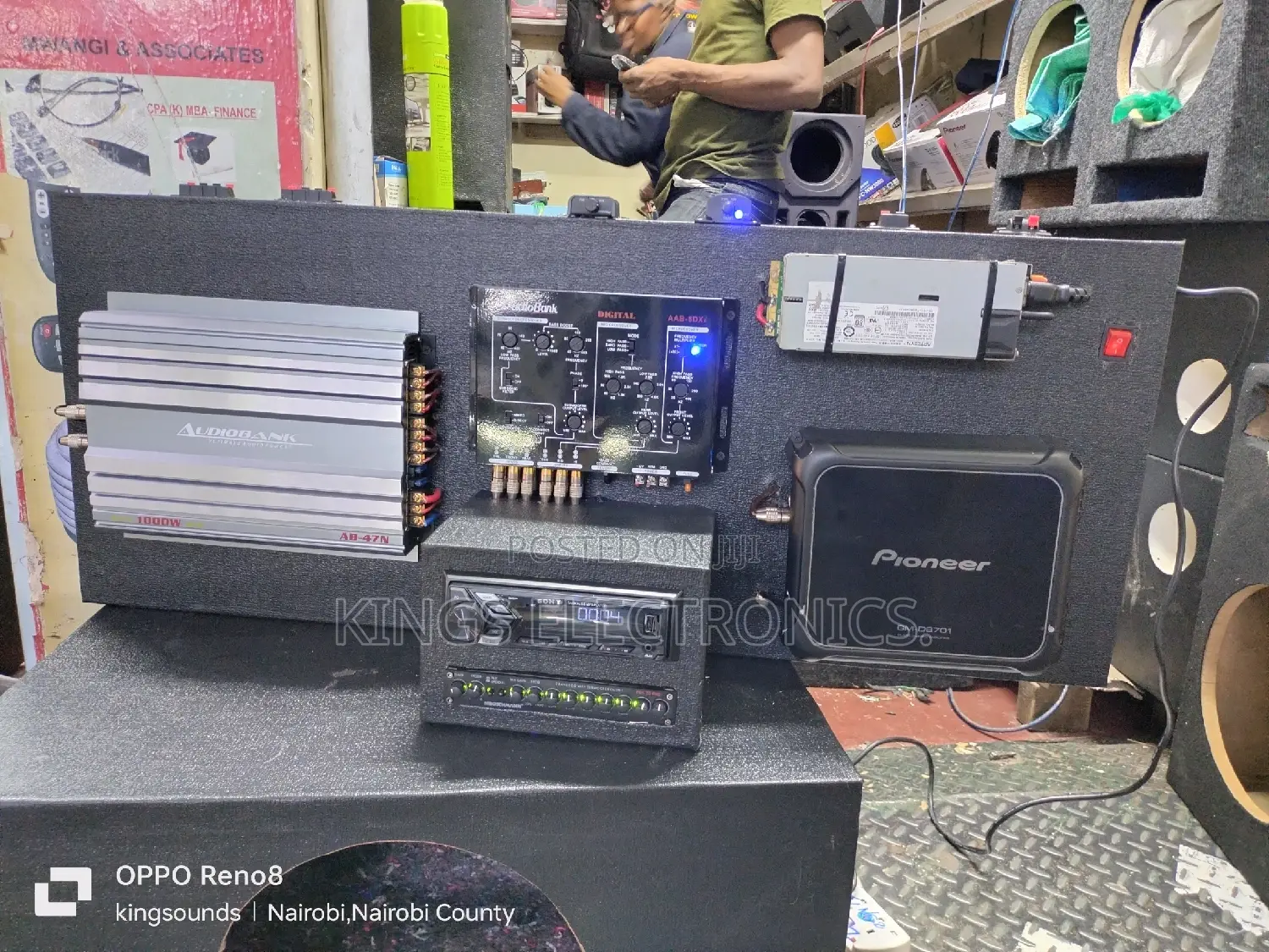 Wall Mound System/Amp Rack for Home Use.