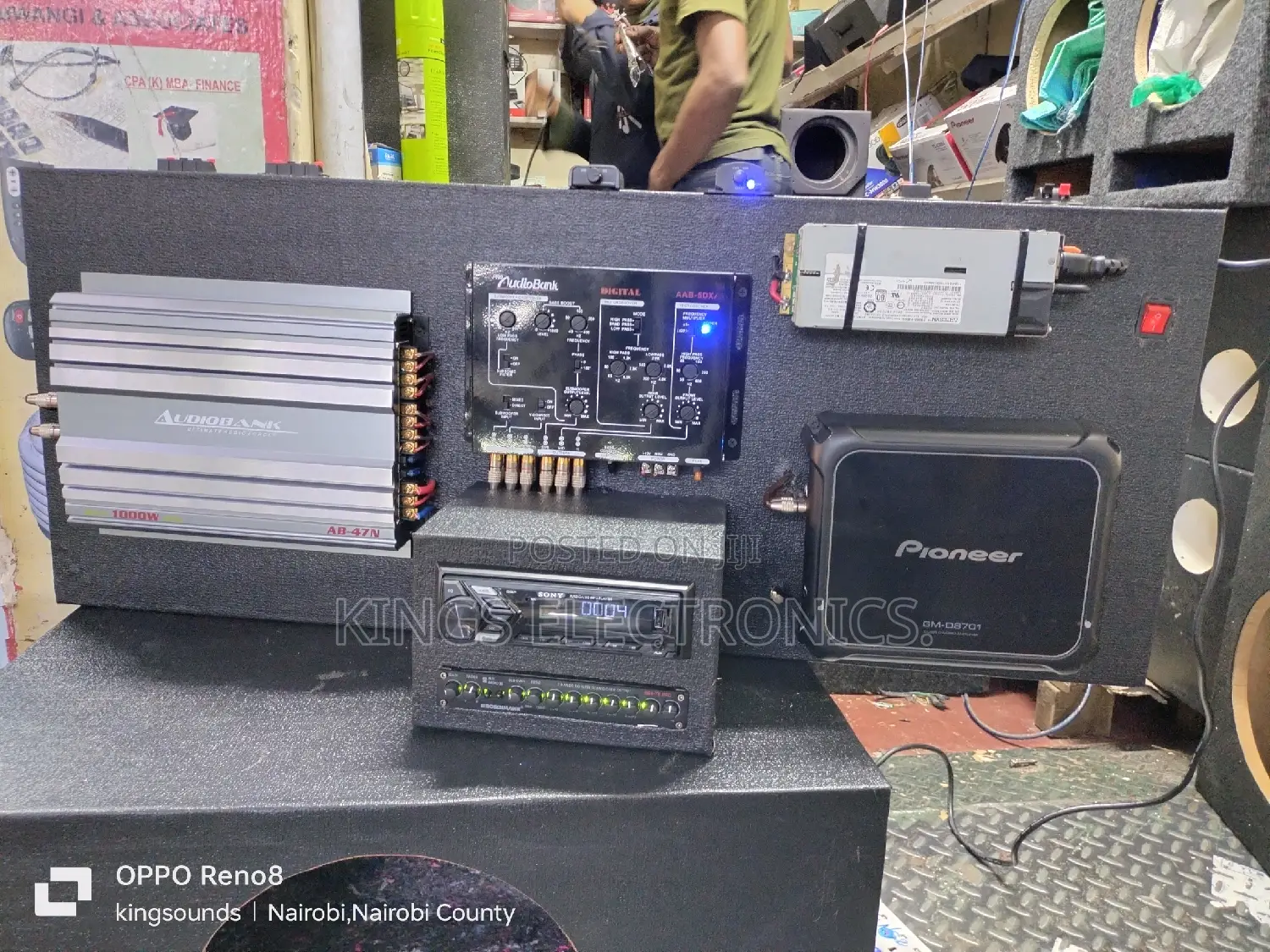 Wall Mound System/Amp Rack for Home Use.