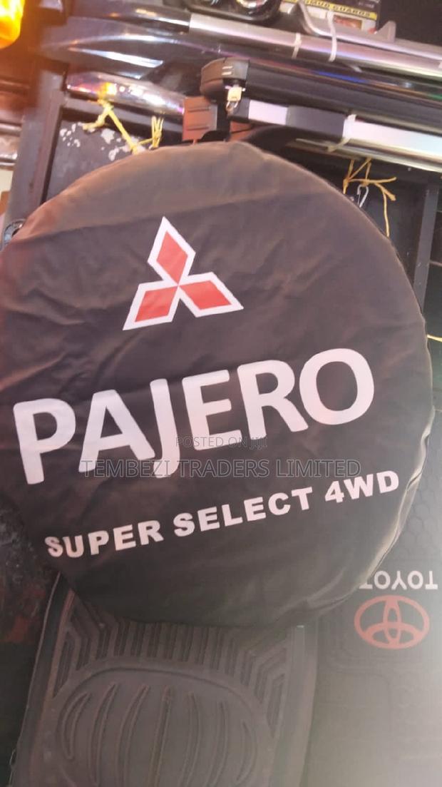 Leather Spare Tire Cover Mitsubishi Pajero