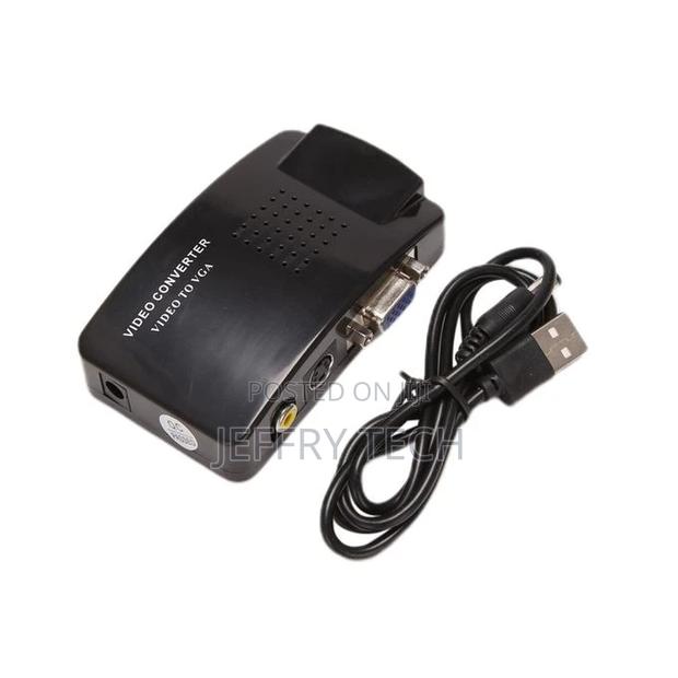 AV to VGA Adapter Rca VGA Converter PC Rca Composite S-Video - main view