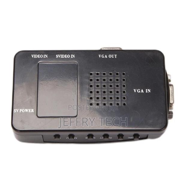 AV to VGA Adapter Rca VGA Converter PC Rca Composite S-Video - thumbnail 2