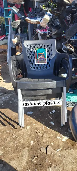 Nice Black Plastic Chairs Available