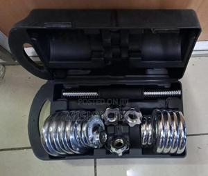 30 Kg Steel Chrome Dumbbell Set - thumbnail 2