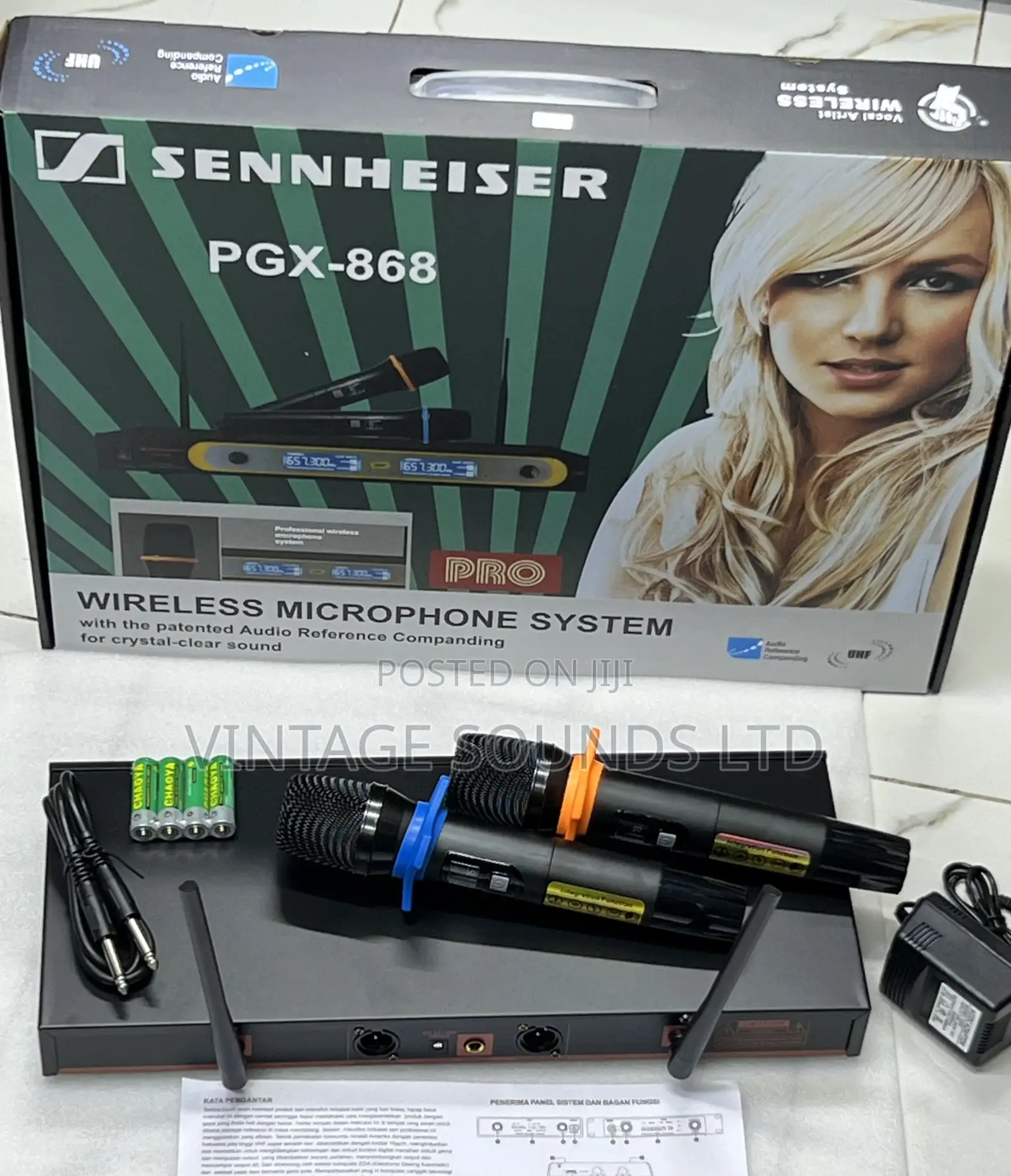 Sennheiser Pgx868 Dual Channel Uhf Wireless Microphone