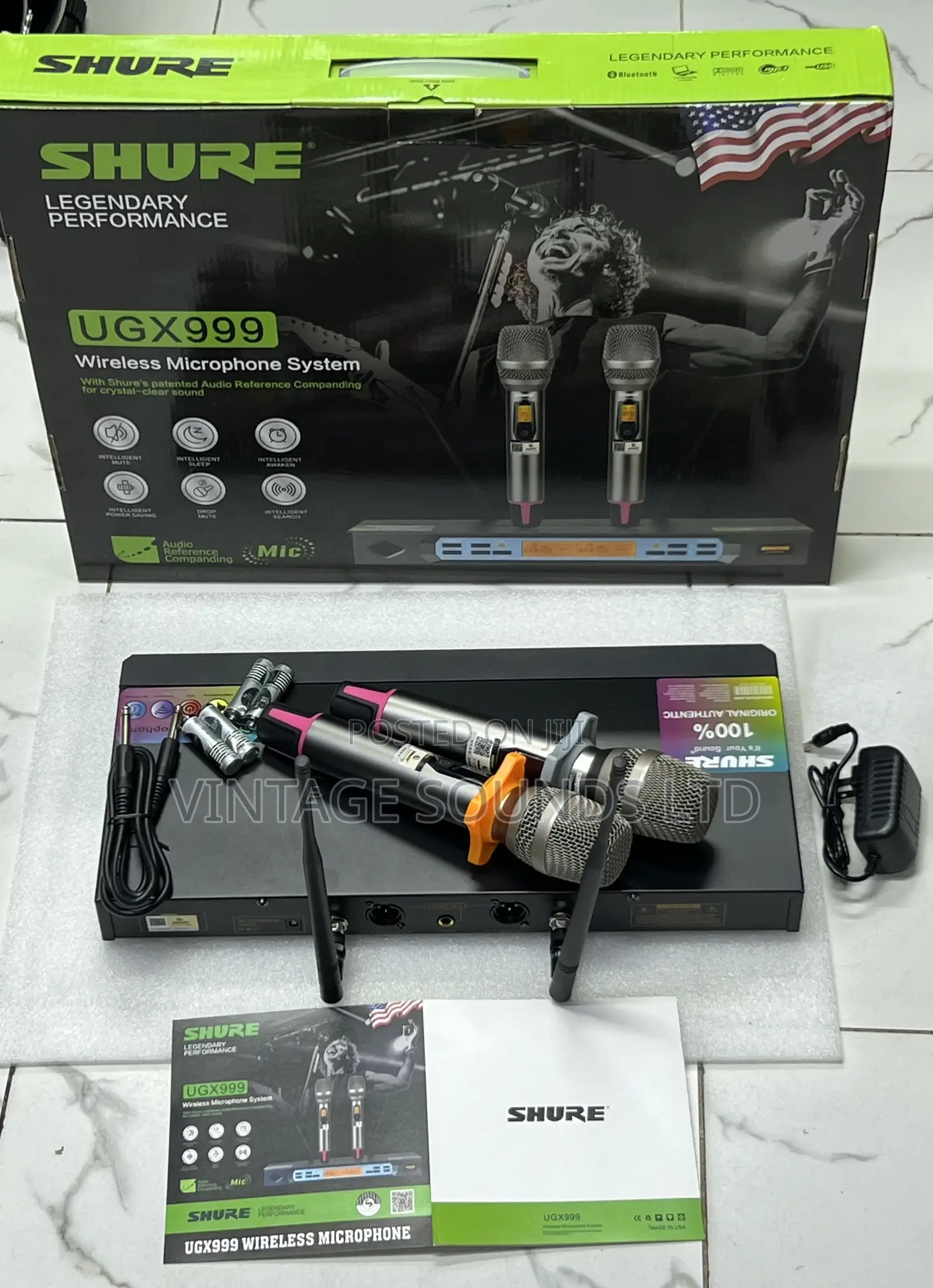 Original Shure Ugx999 Wireless Microphone
