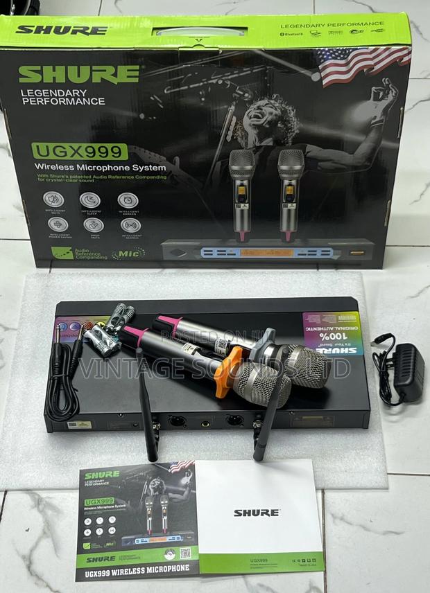 Original Shure Ugx999 Wireless Microphone - thumbnail 2