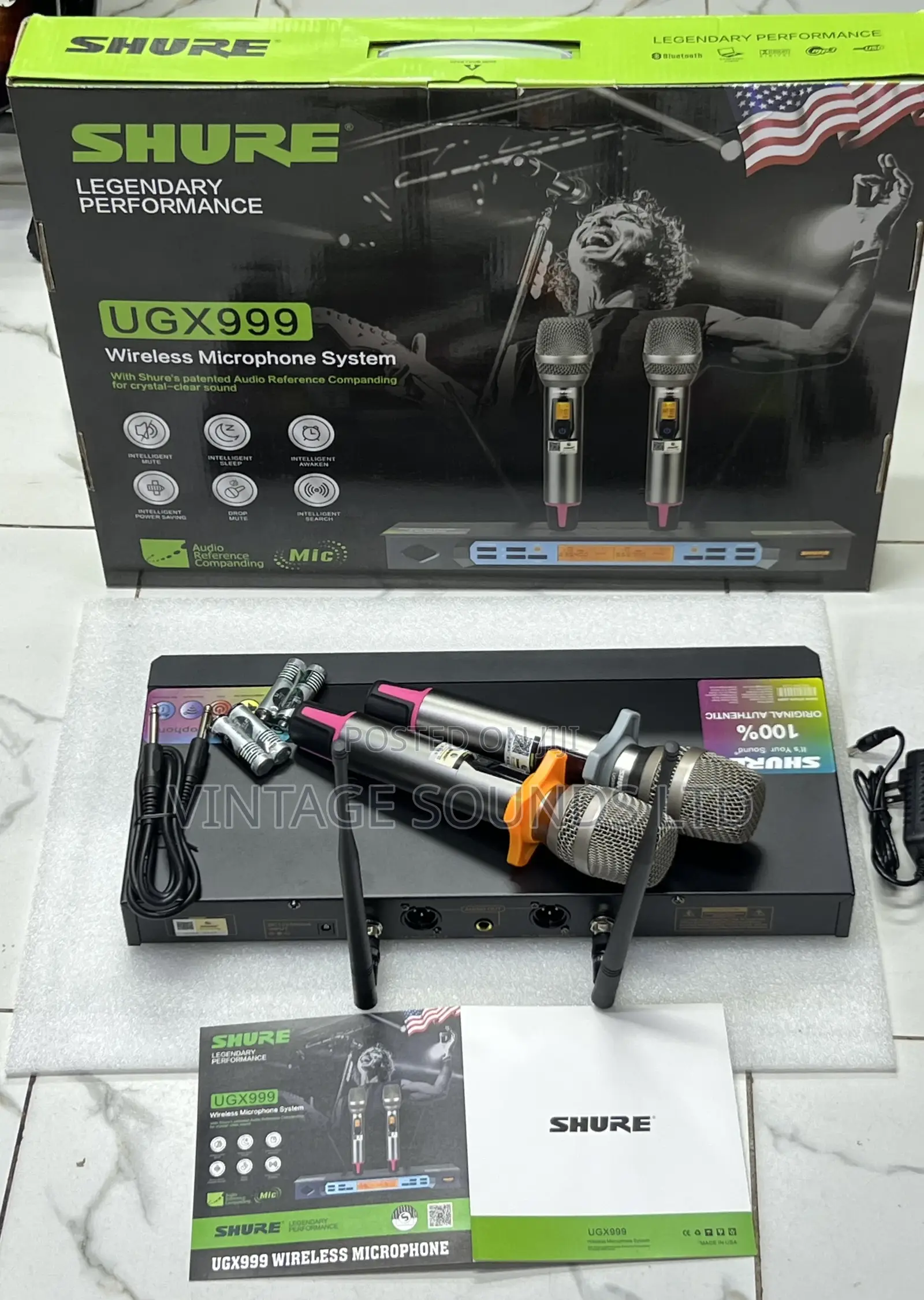 Shure Ugx 999 Wireless Digital Wireless Microphone System
