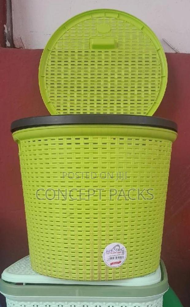 Kenstar Small Round Laundry Basket. - thumbnail 2