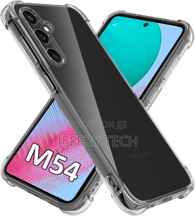 Case for Samsung Galaxy M54 Clear TPU Four Corners Protectiv