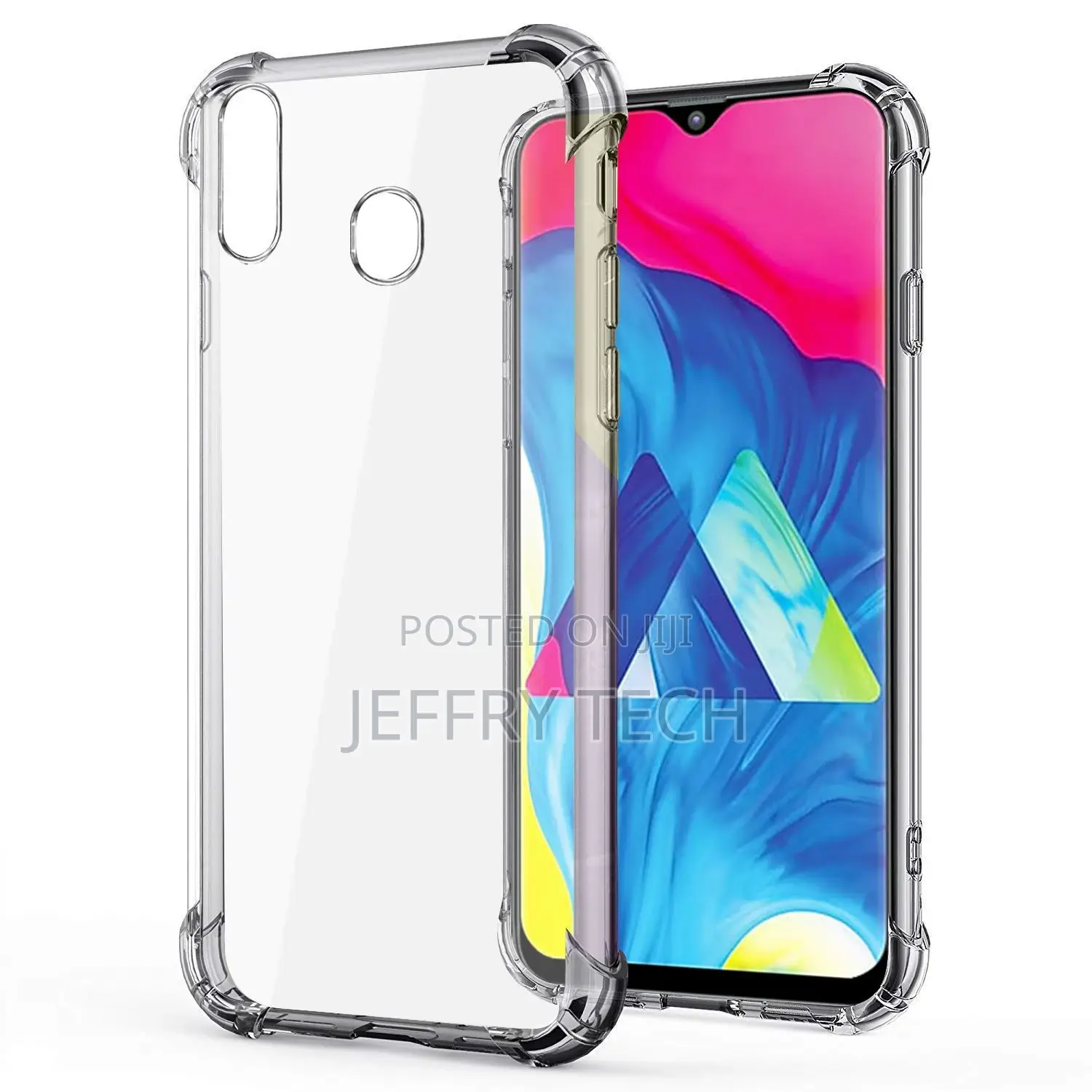 Samsung Galaxy M30, Exclusive [Bumper] - Transparent Back C
