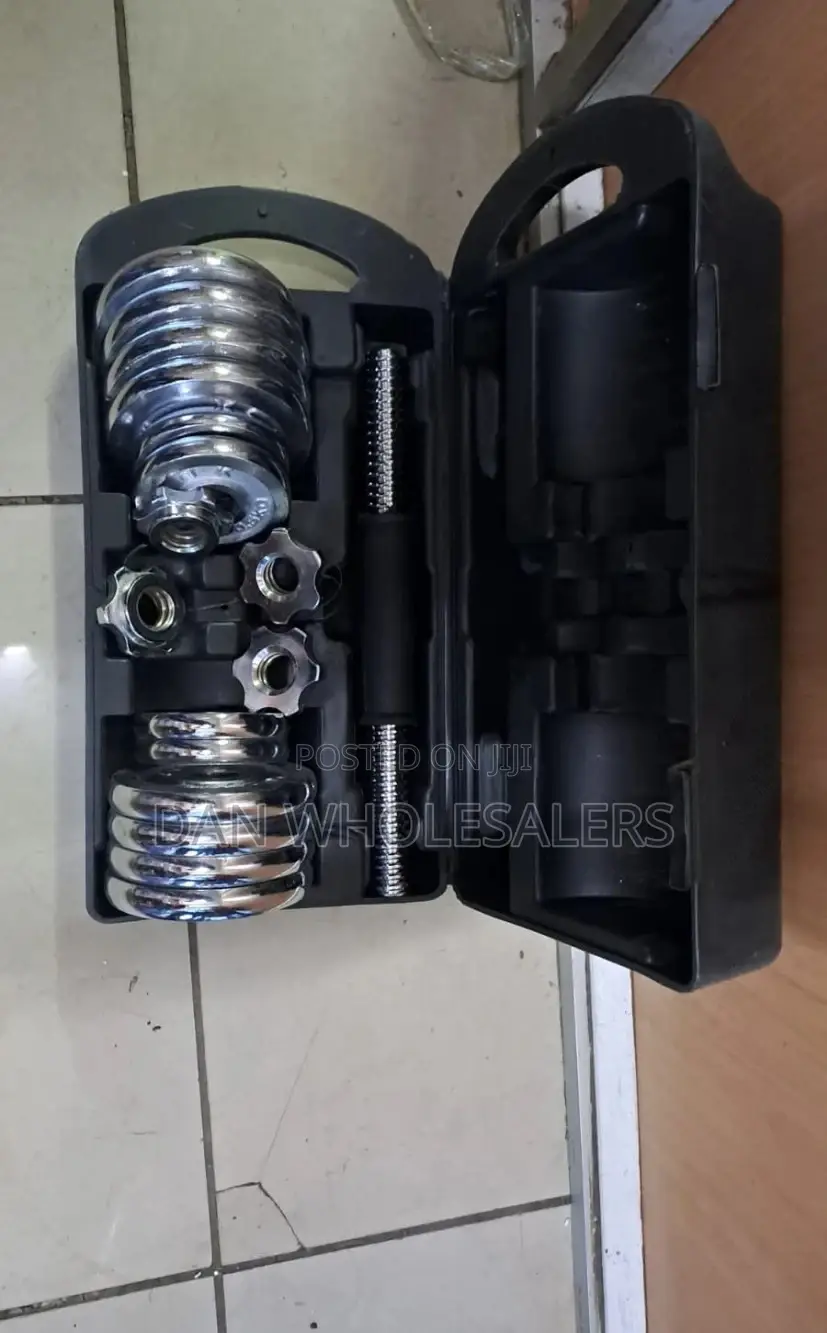 30kgs Dumbbells Chrome