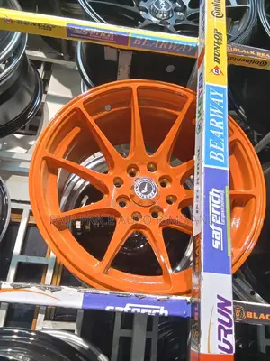 Rims Size 15/8/100 Orange Color