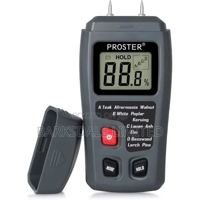 Wood Moisture Meter Digital 0-99.9% Wood Humidity Tester Tim