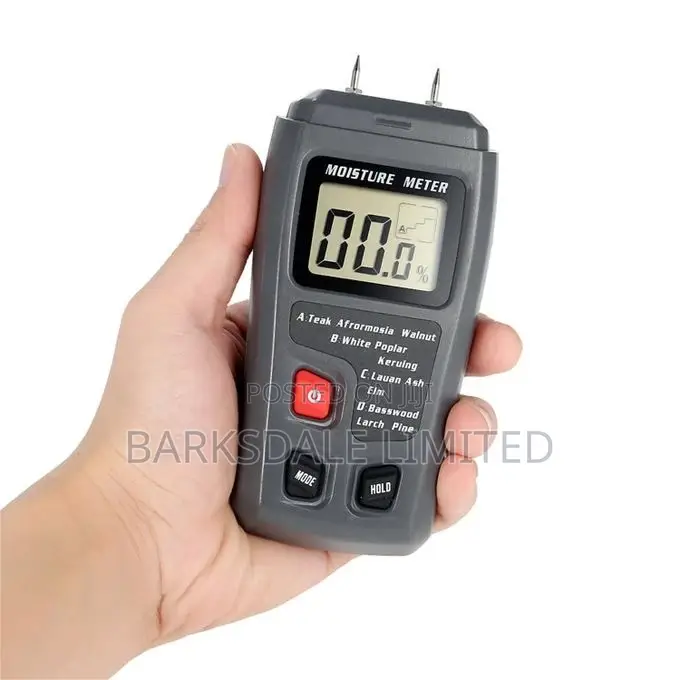 Wood Moisture Meter Digital 0-99.9% Wood Humidity Tester Tim