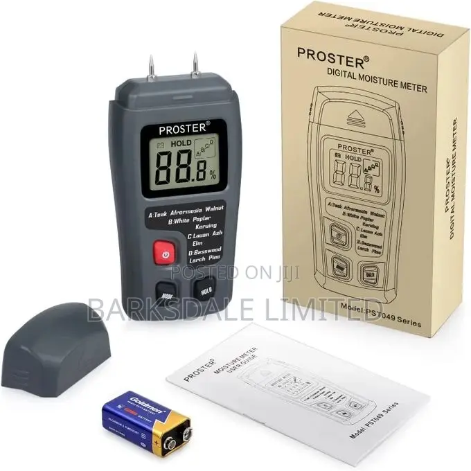 Wood Moisture Meter Digital 0-99.9% Wood Humidity Tester Tim