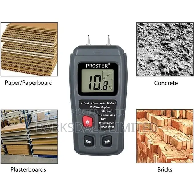 Wood Moisture Meter Digital 0-99.9% Wood Humidity Tester Tim