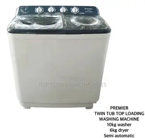 Premier Twin Tub Top Load Washing Machine 10kg Semi Auto