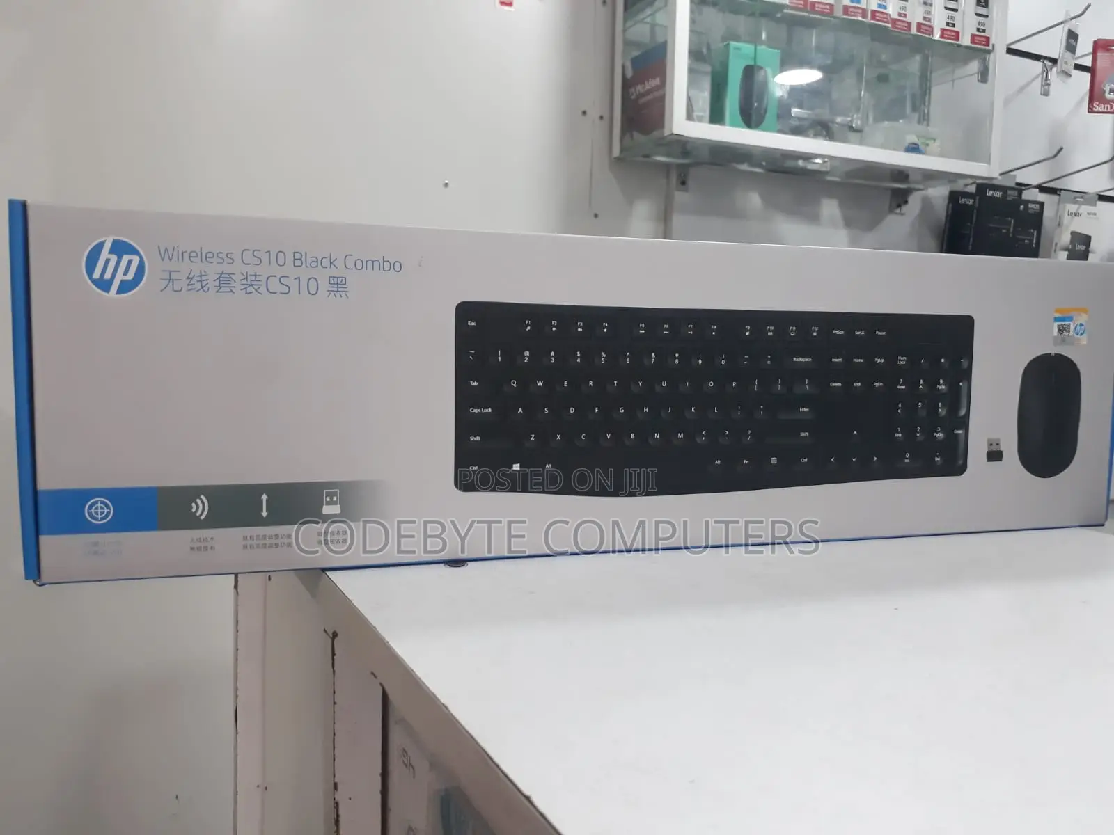 HP Wireless Keyboard and Mouse Combo CS10 Black