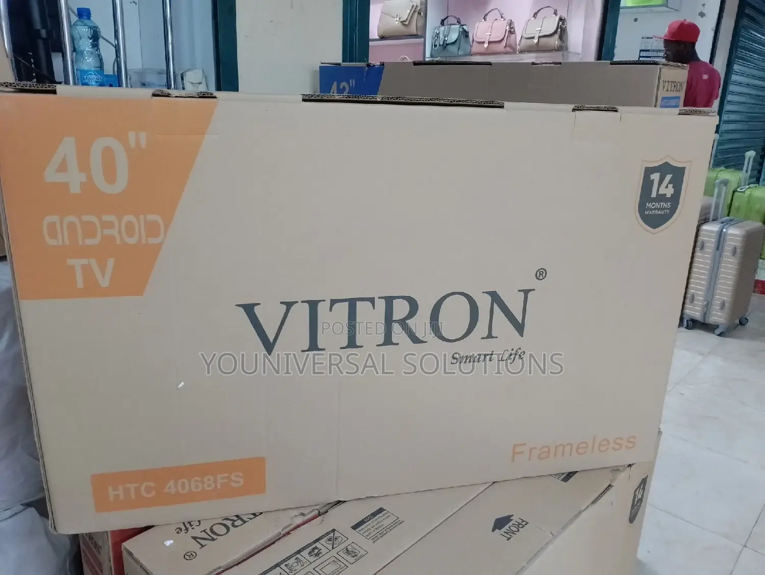 Vitron 40′′ Inch Smart Android Htc4068s Tv