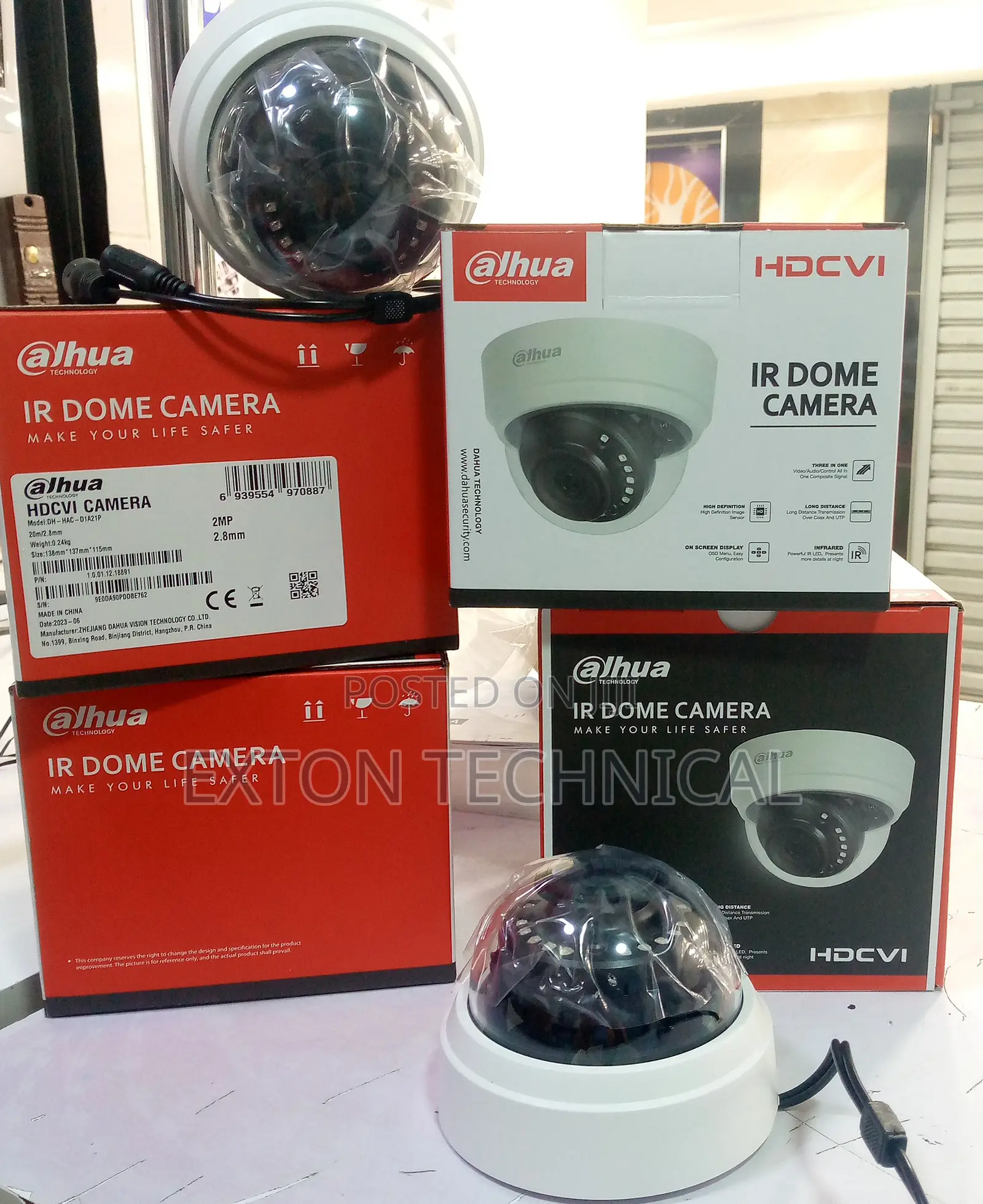 Best Dahua Ir Hdcvi Mini Dome 2mp Camera Glass