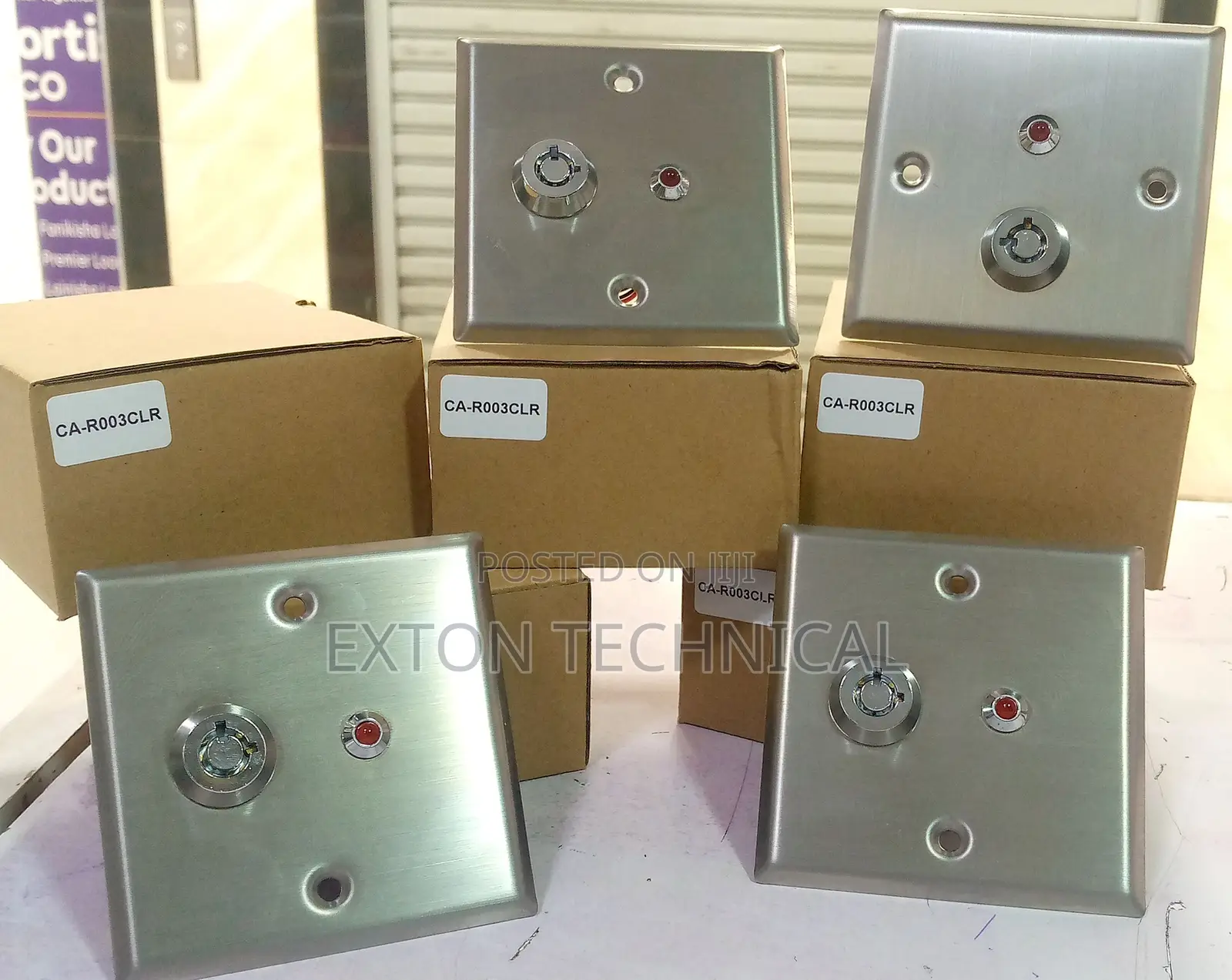 Override Emergency Key Switch