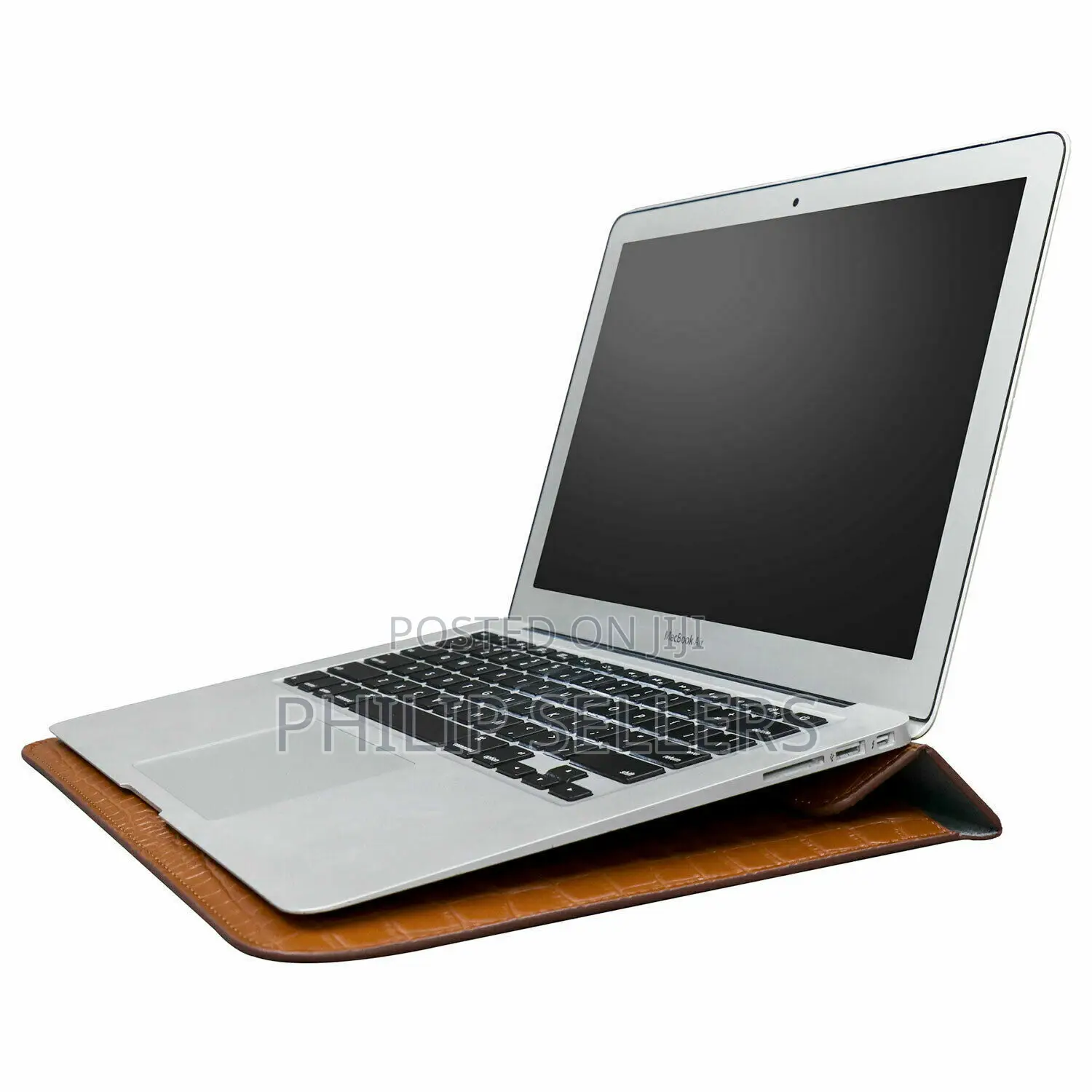 Magnetic Leather Sleeve Bag Case for Macbook 13 Inch Laptop