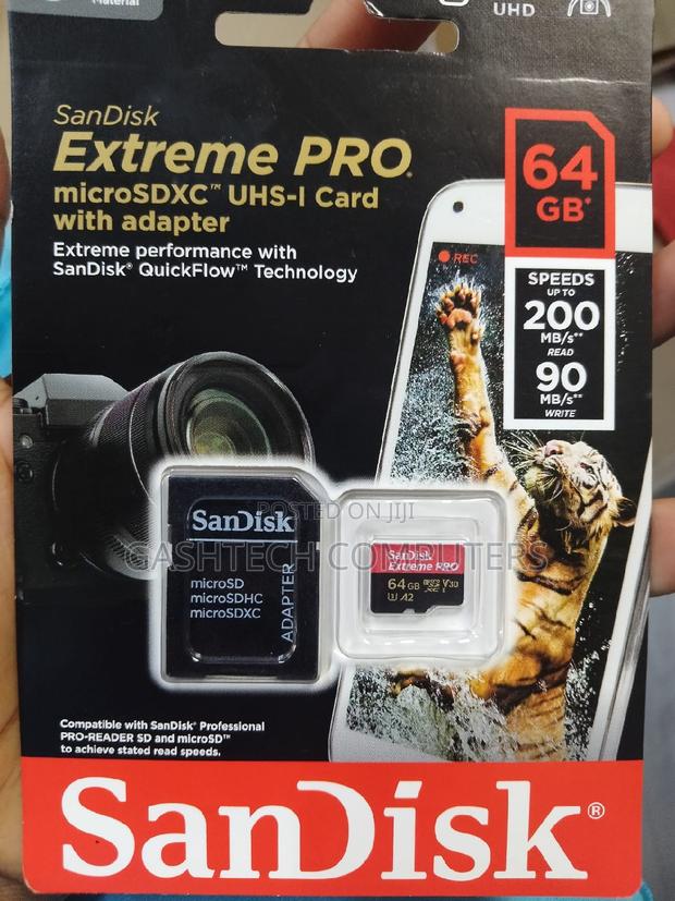 Sandisk Extreme Pro Micro SD 64GB 200mbps