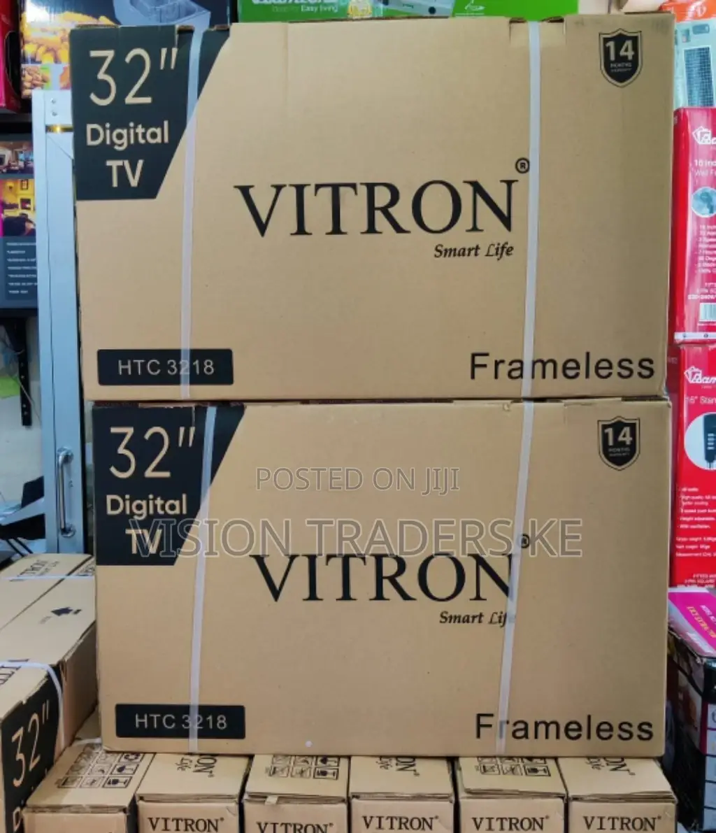 Vitron 32 Inches Free to Air Digital Frameless Tv