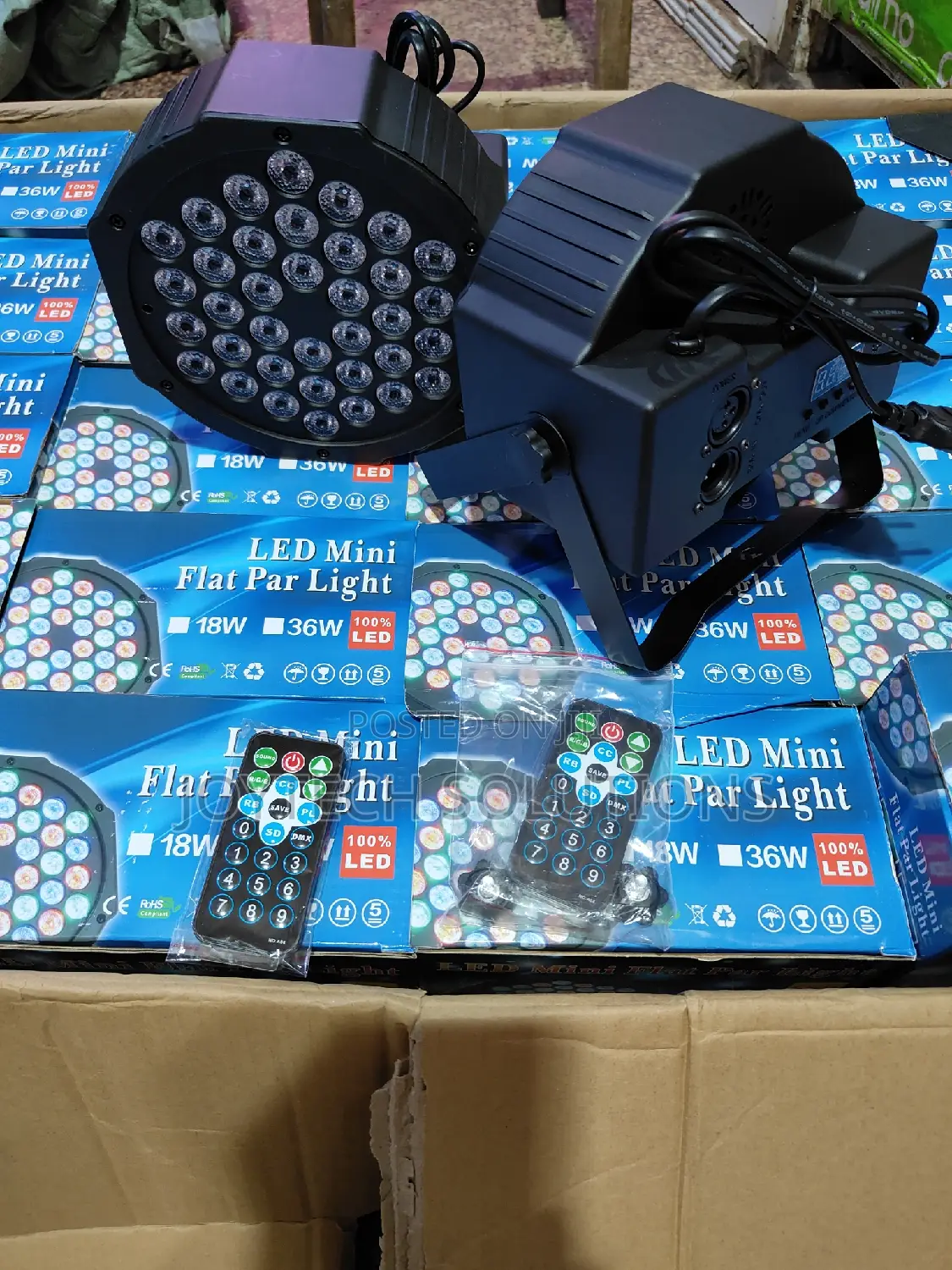 Stage Lights DMX Remote Control. 36 Leds
