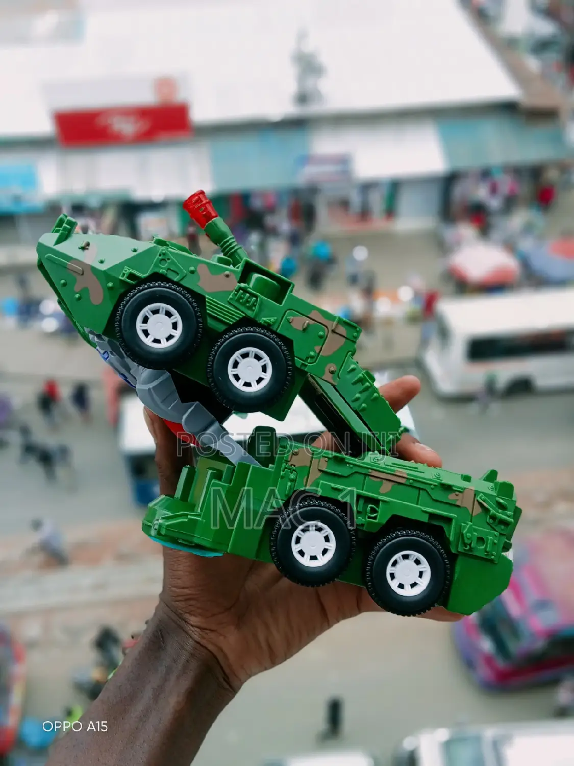 Millitary Transformer Toy Car Led Lights