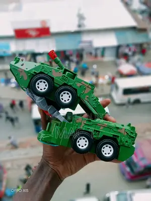 Millitary Transformer Toy Car Led Lights